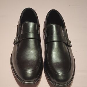 Perry Ellis Men's Classic Black Slip-On Loafers